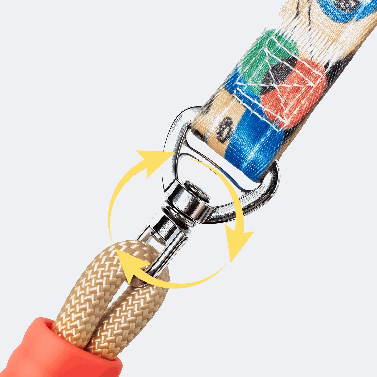 P-Type Dog Leash – Anti-Tangle