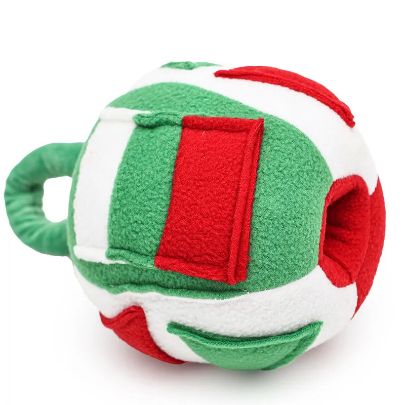 Christmas Bell Snuffle Pet Toy – Interactive Holiday Treat Finder