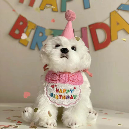 Pet Birthday Bib & Scarf