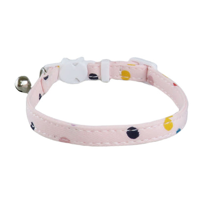 Katzenhalsband mit Fliege und Bandana (gepunktet)