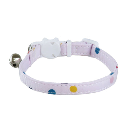 Katzenhalsband mit Fliege und Bandana (gepunktet)