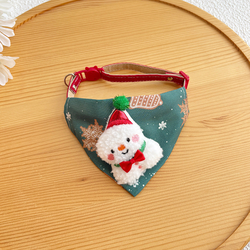 Christmas Pet Bandana Collar