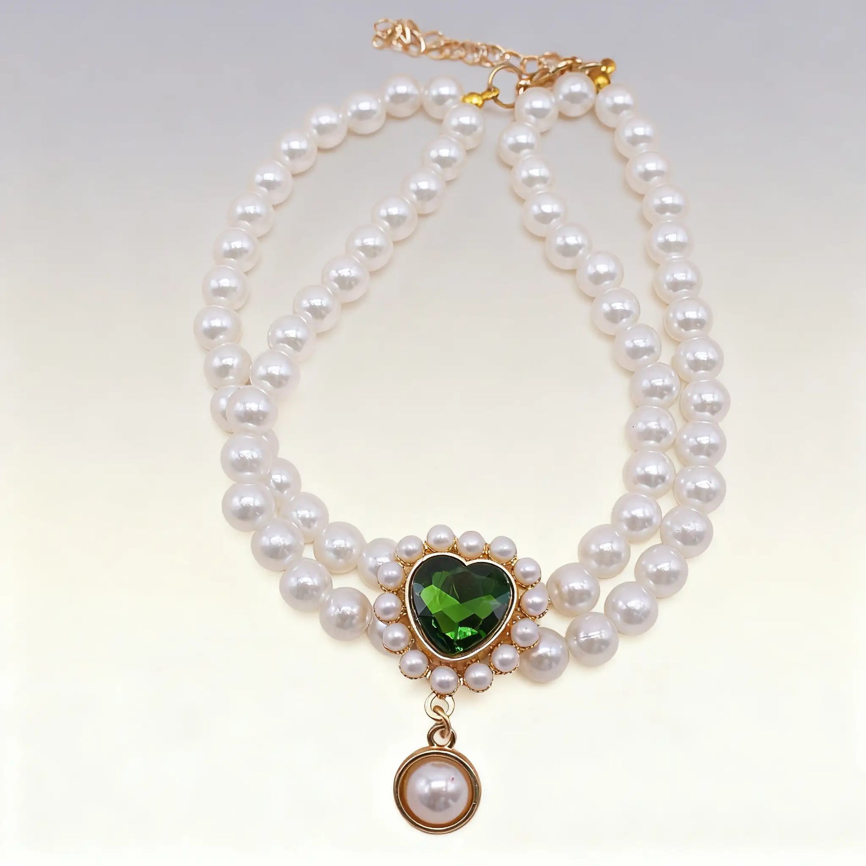 Double Layer Pearl Necklace for Cats