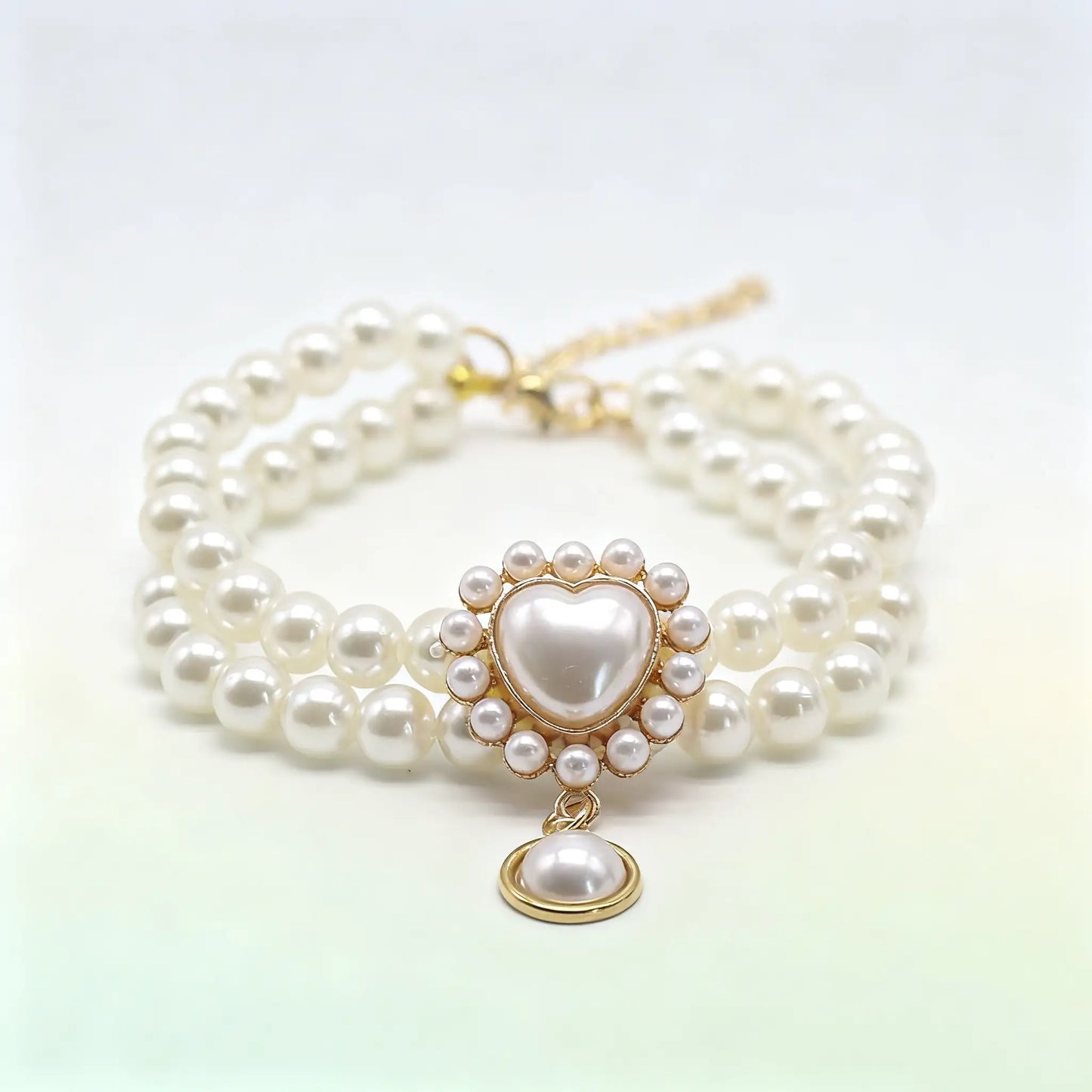 Double Layer Pearl Necklace for Cats