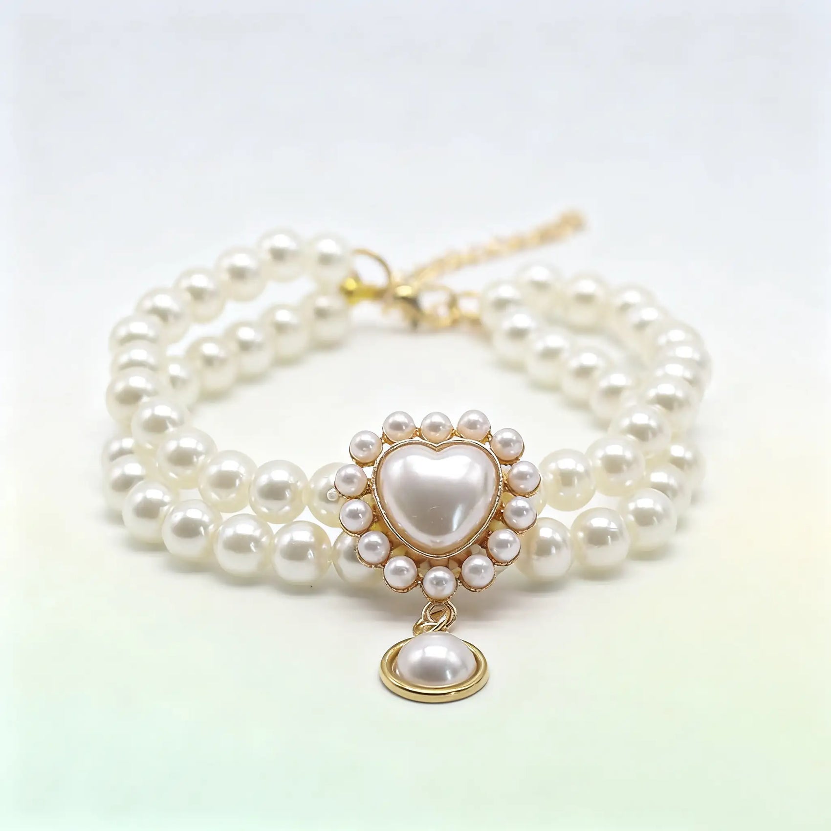 Double Layer Pearl Necklace for Cats