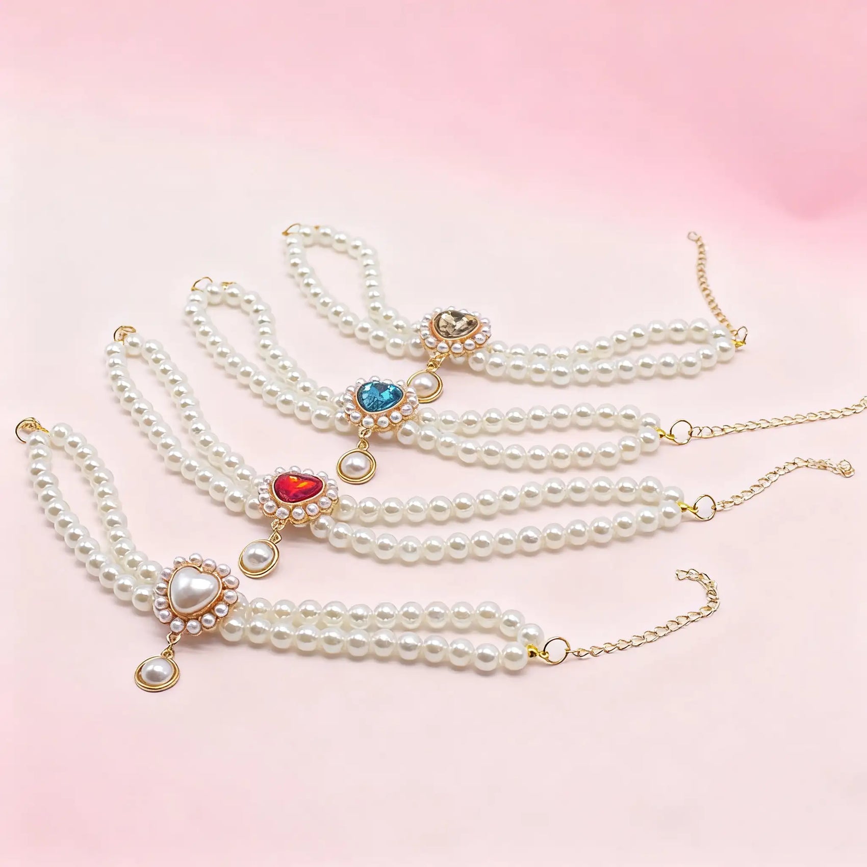 Double Layer Pearl Necklace for Cats