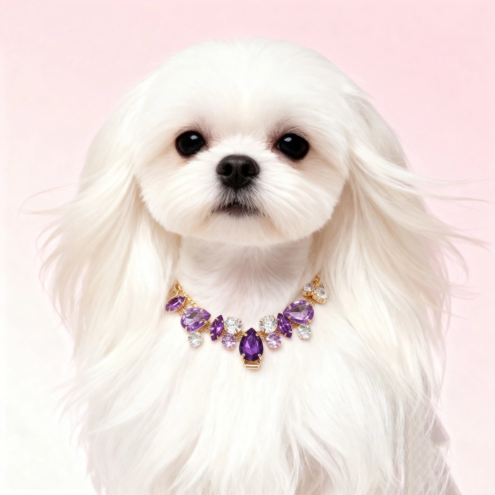 Gemstone Pearl Necklace for Cats & Dogs