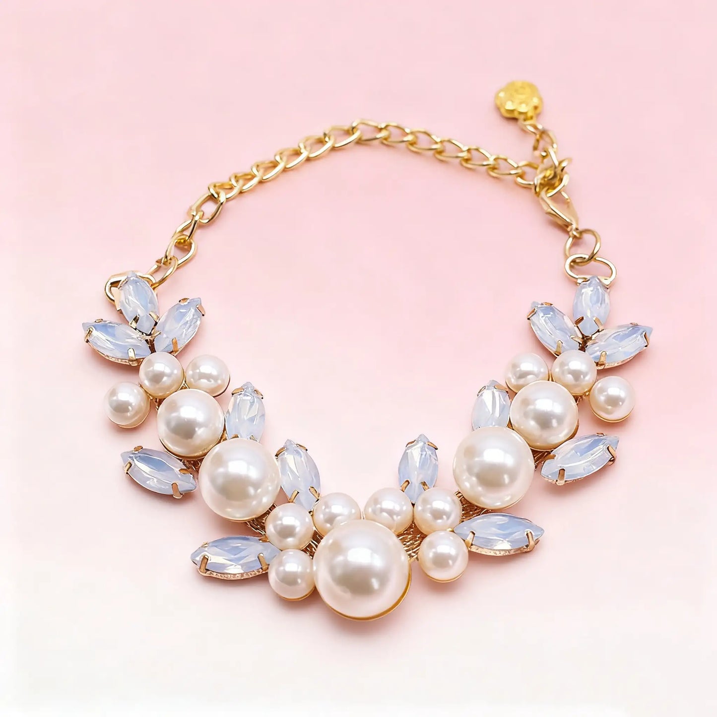 Gemstone Pearl Necklace for Cats & Dogs
