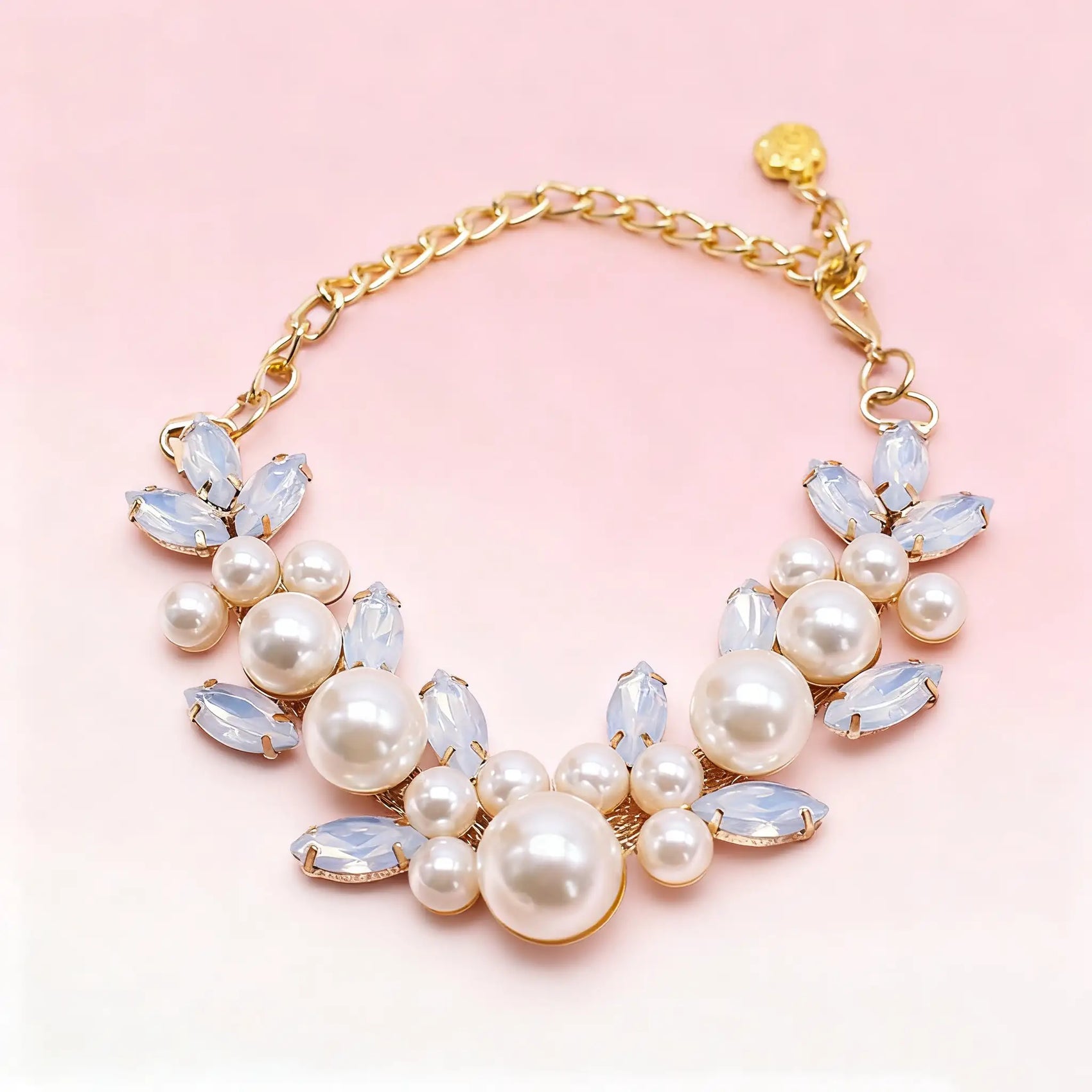 Gemstone Pearl Necklace for Cats & Dogs