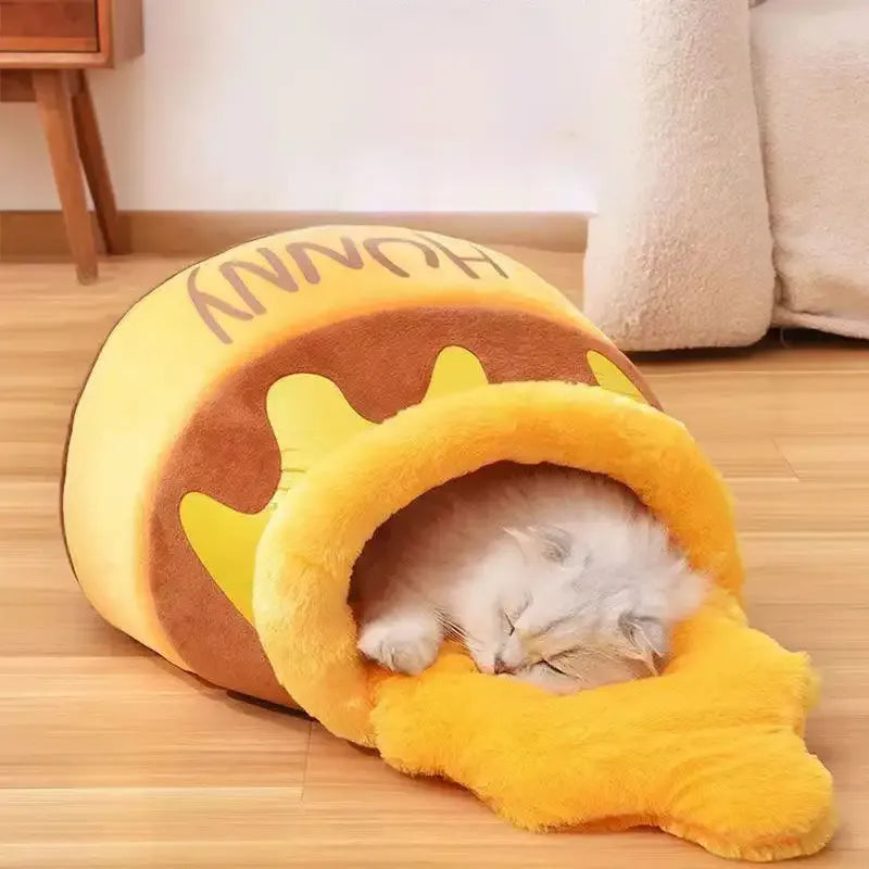 Haustierhaus in Form eines Honigtopfs