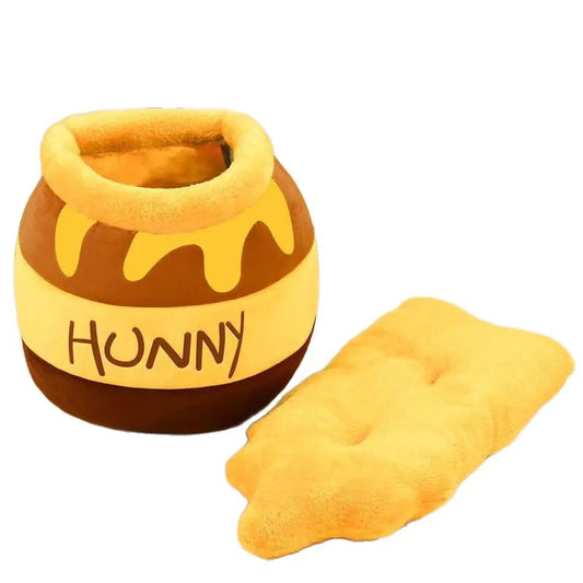 Haustierhaus in Form eines Honigtopfs