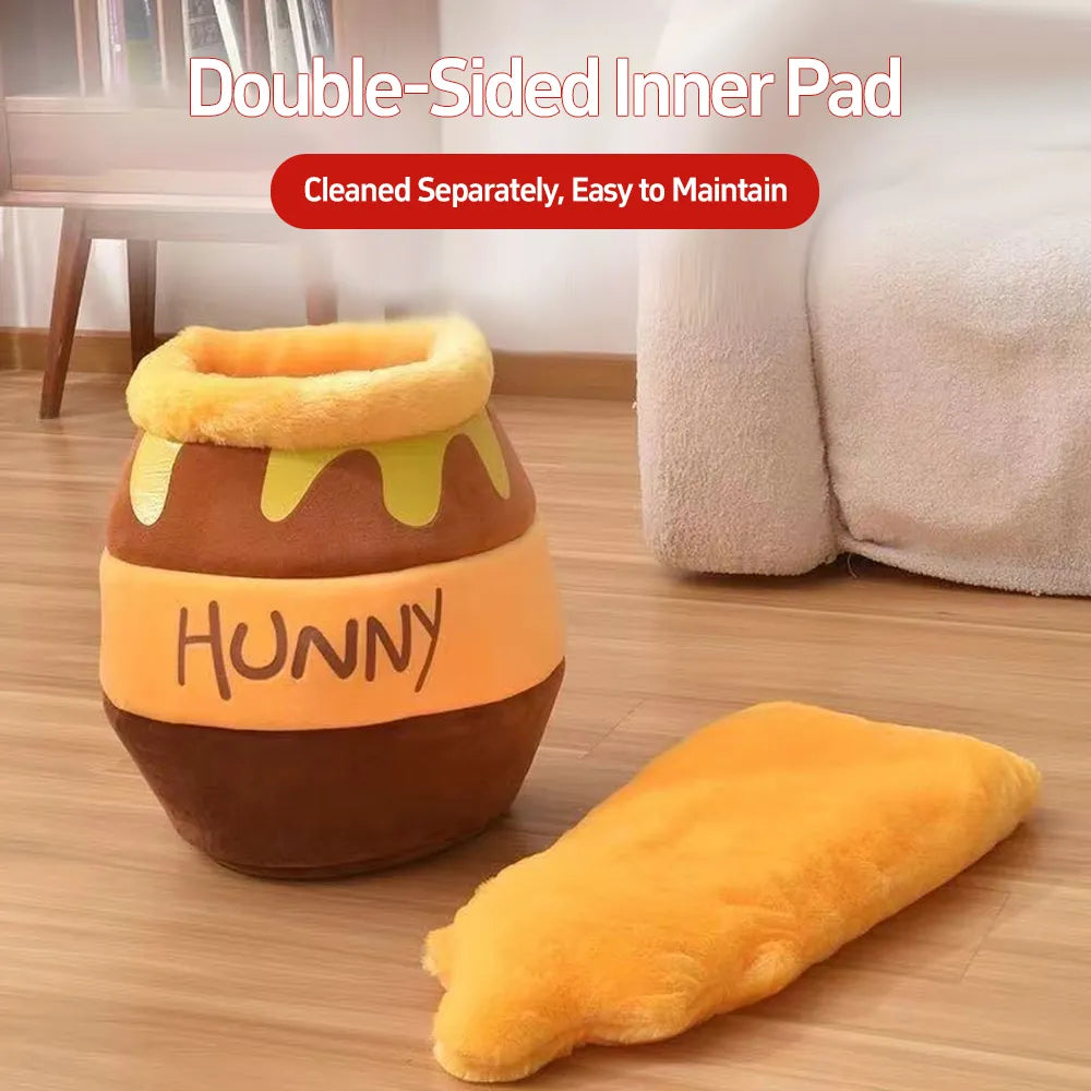 Haustierhaus in Form eines Honigtopfs