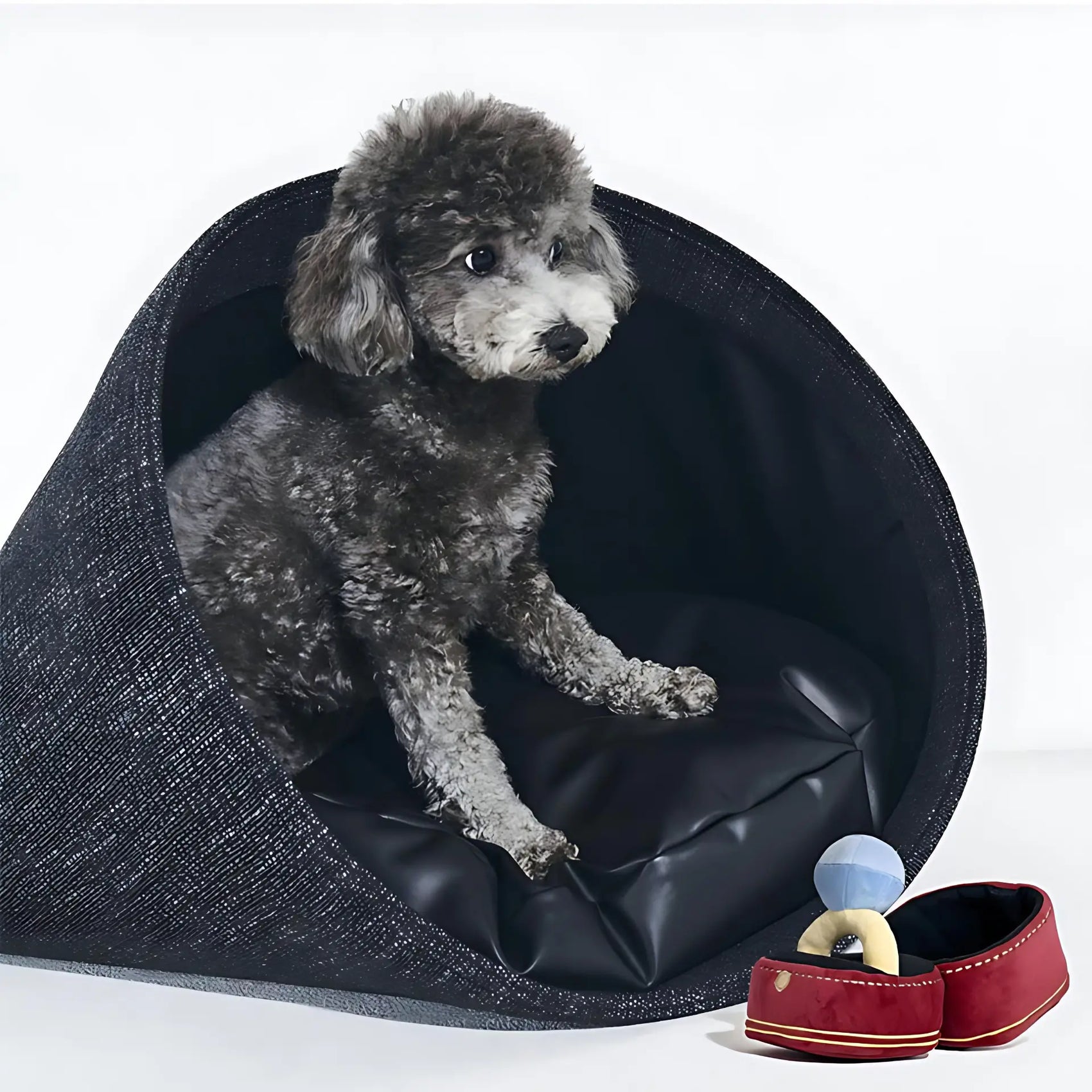 Diamond Ring Plush Dog Toy with Squeaker