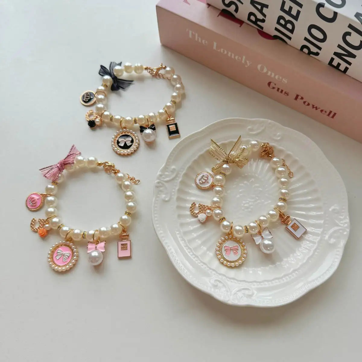 Pearl Necklace Collar for Cats & Dogs