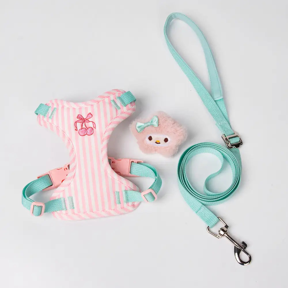 Cute Vest-style Pet Harness Leash for Small Dogs