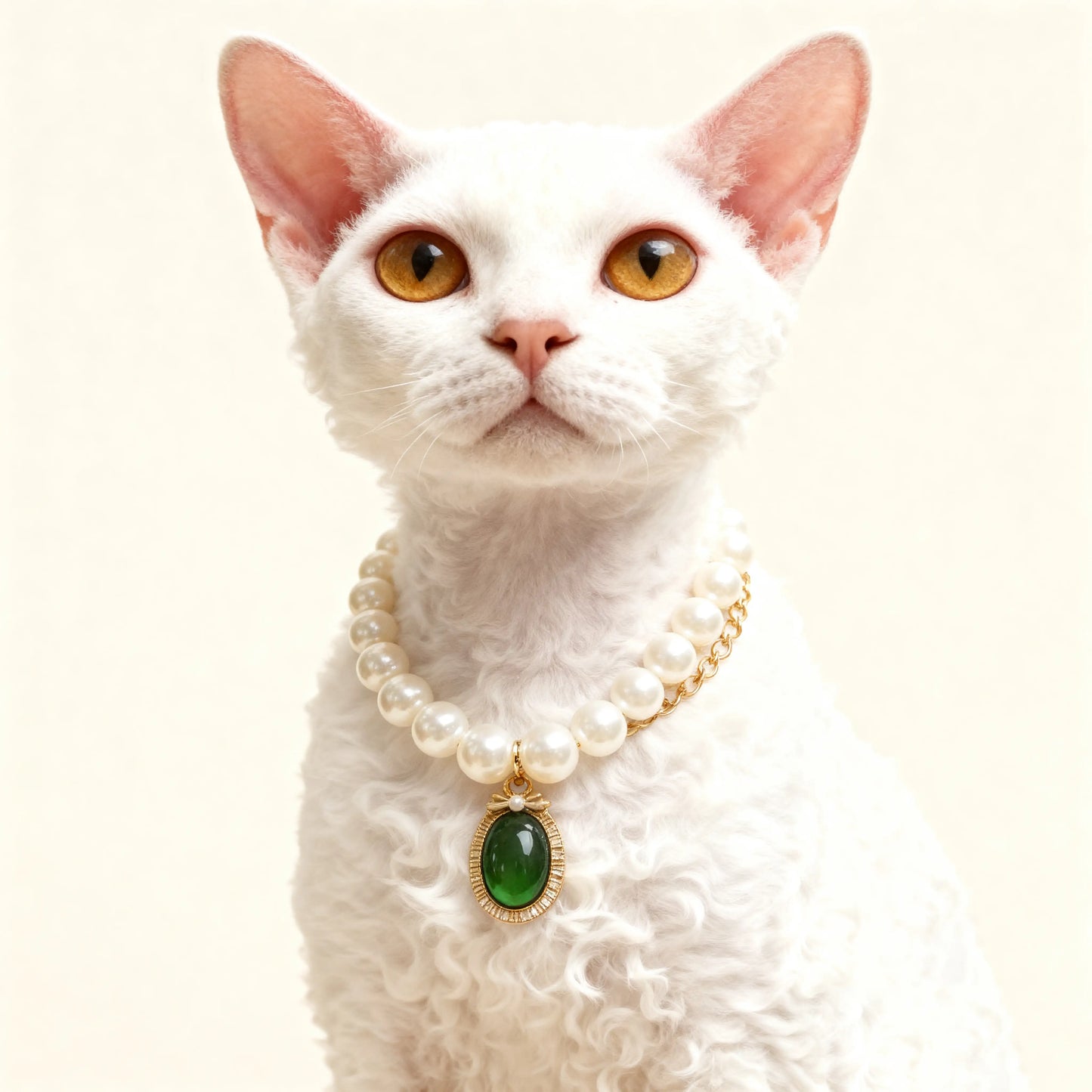 Vintage Pearl Necklace for Pets