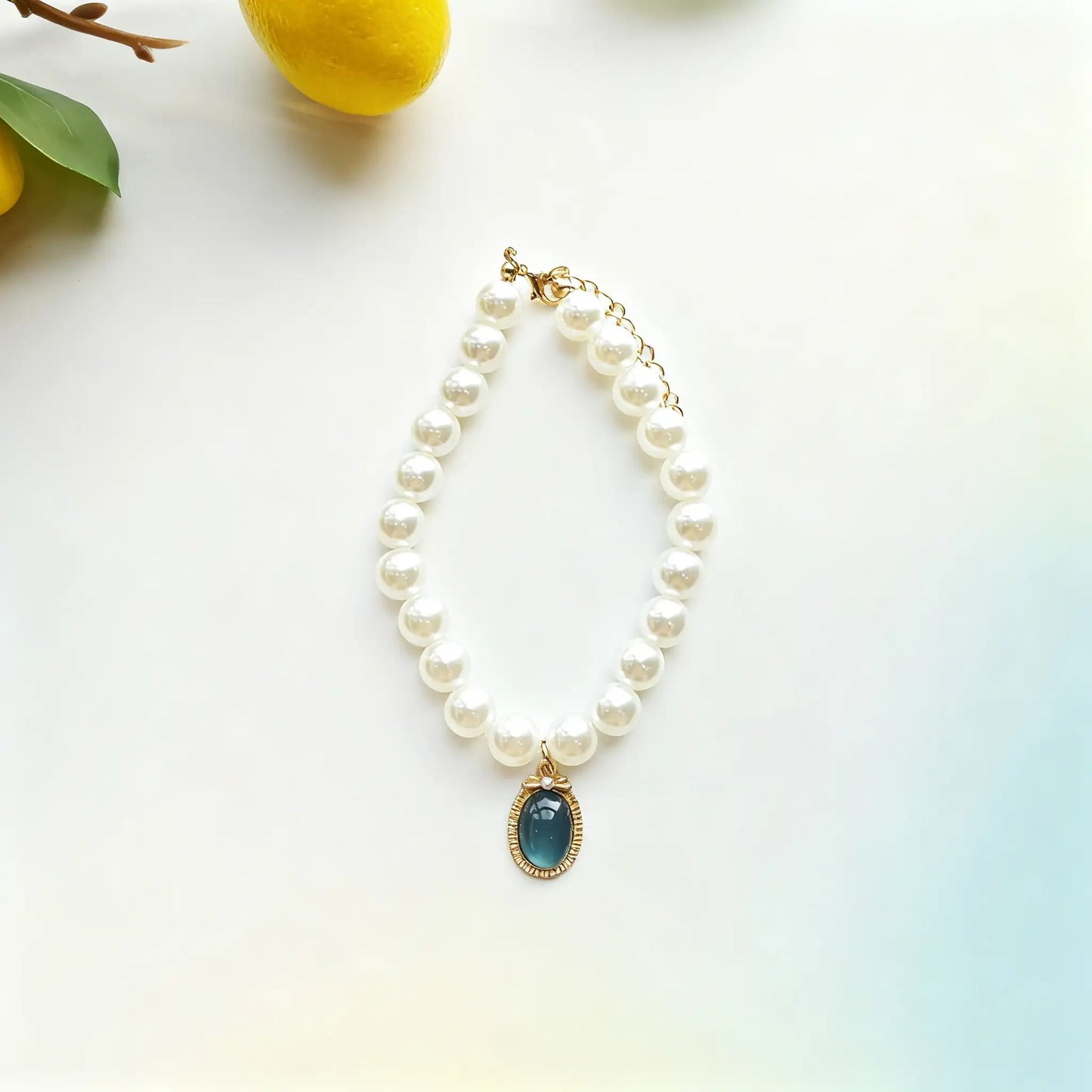 Vintage Pearl Necklace for Pets