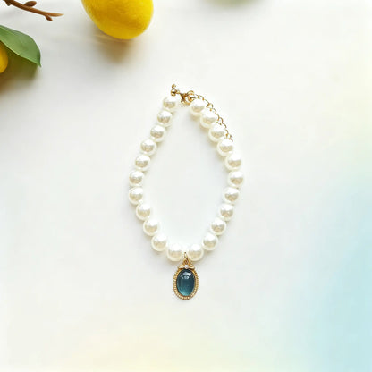 Vintage-Perlenkette für Haustiere