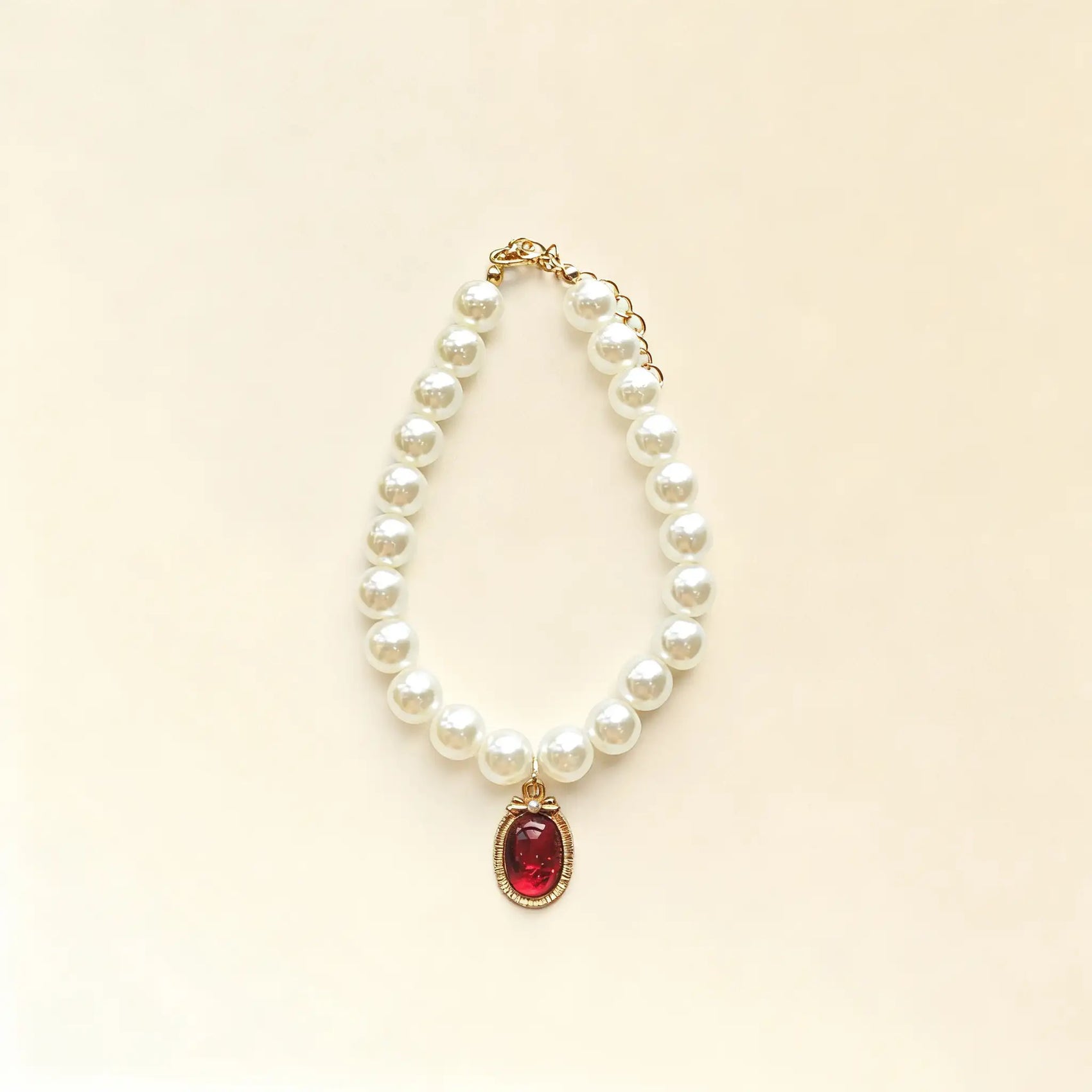 Vintage Pearl Necklace for Pets