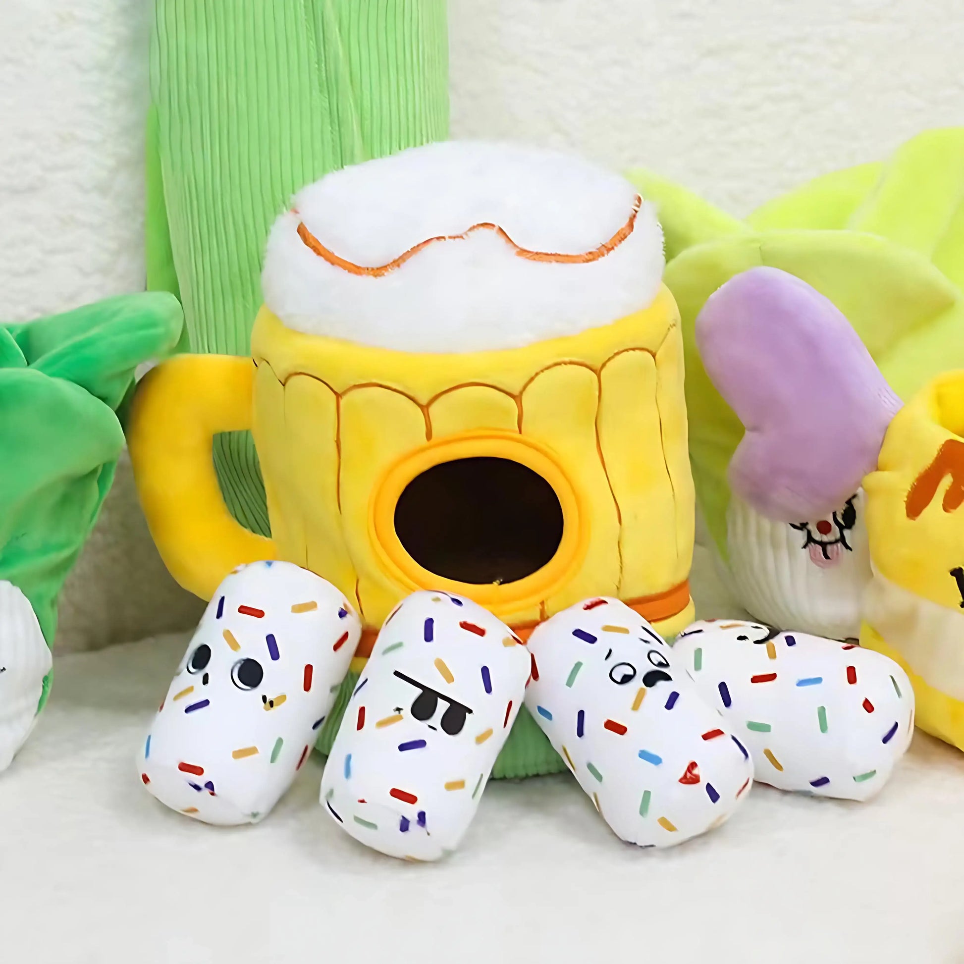 Beer Mug Food Hiding Interactive Dog Toy