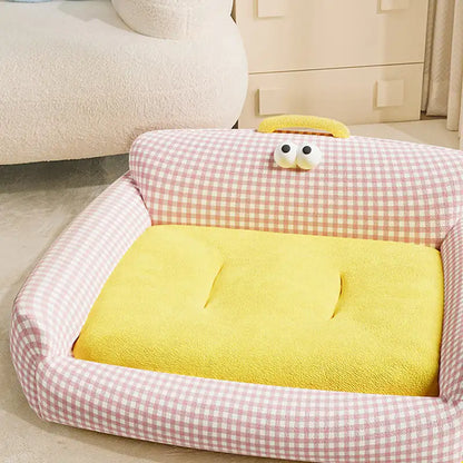 Ganzjahres-Haustierhaus aus weichem Plüsch