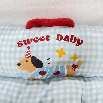 Ganzjahres-Haustierhaus aus weichem Plüsch