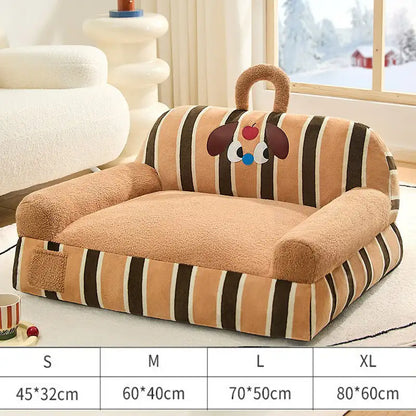 Ganzjahres-Haustierhaus aus weichem Plüsch