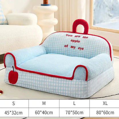 Ganzjahres-Haustierhaus aus weichem Plüsch