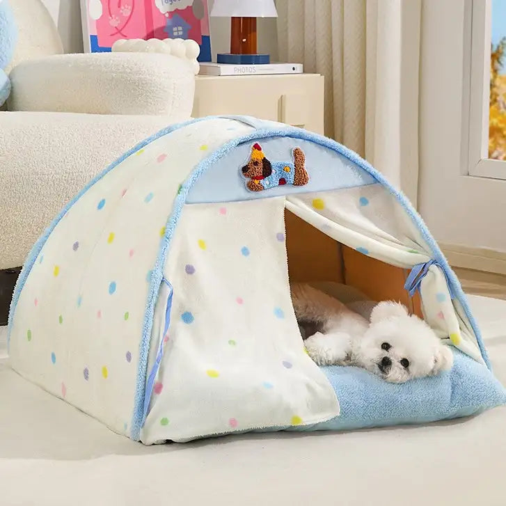Arch-Supported Plush Pet House