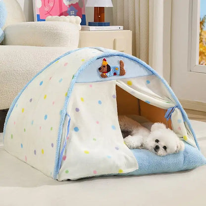 Plüschtierhaus mit Bogenstütze