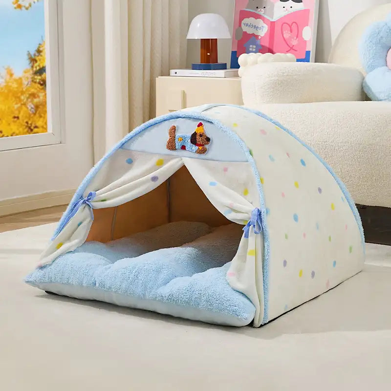 Arch-Supported Plush Pet House