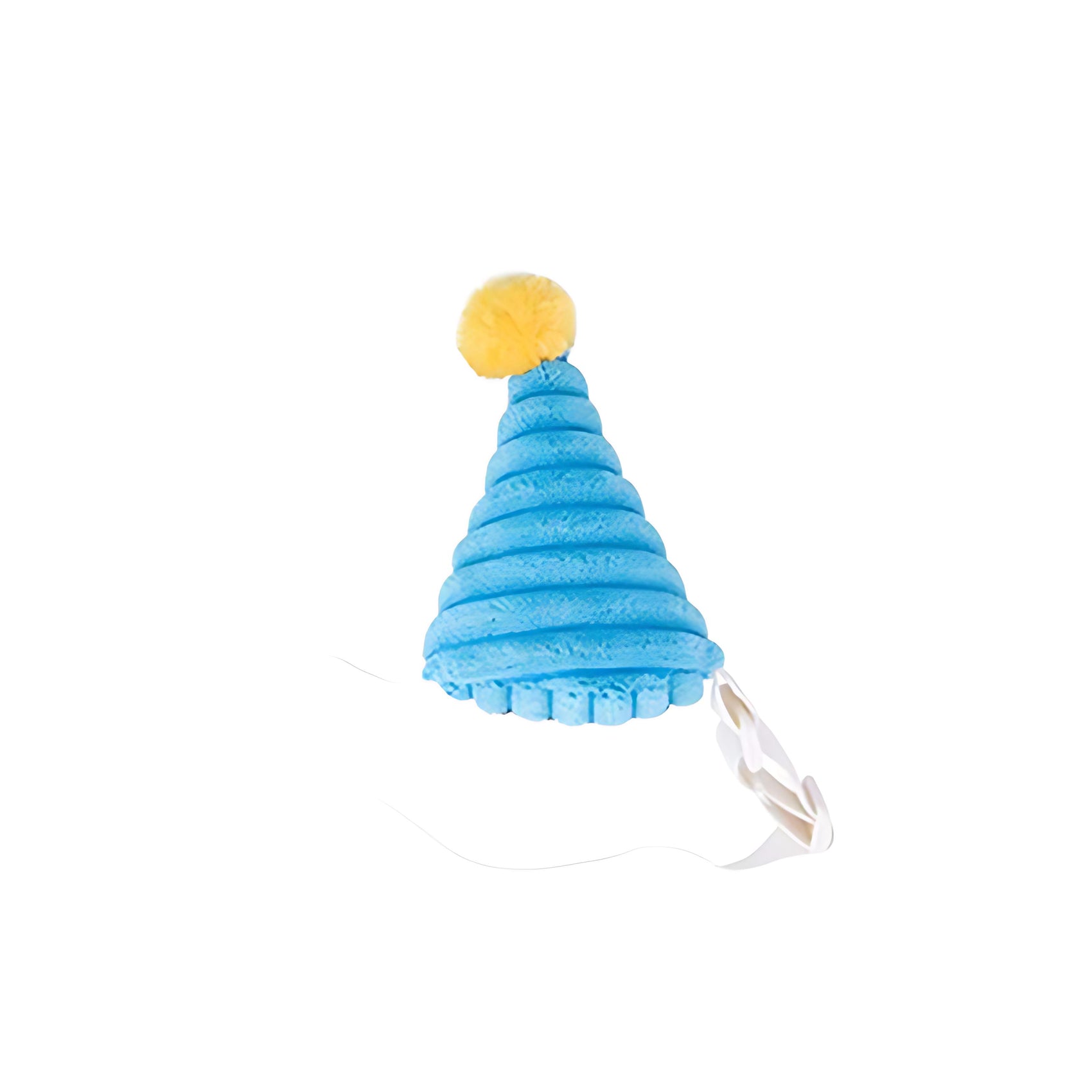 Birthday Cake Hat Plush Dog Toy with Squeaker