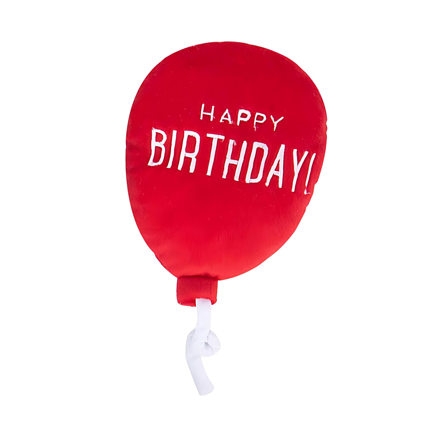 Plüschtier-Hundespielzeug mit Geburtstagskuchenhut und Quietscher