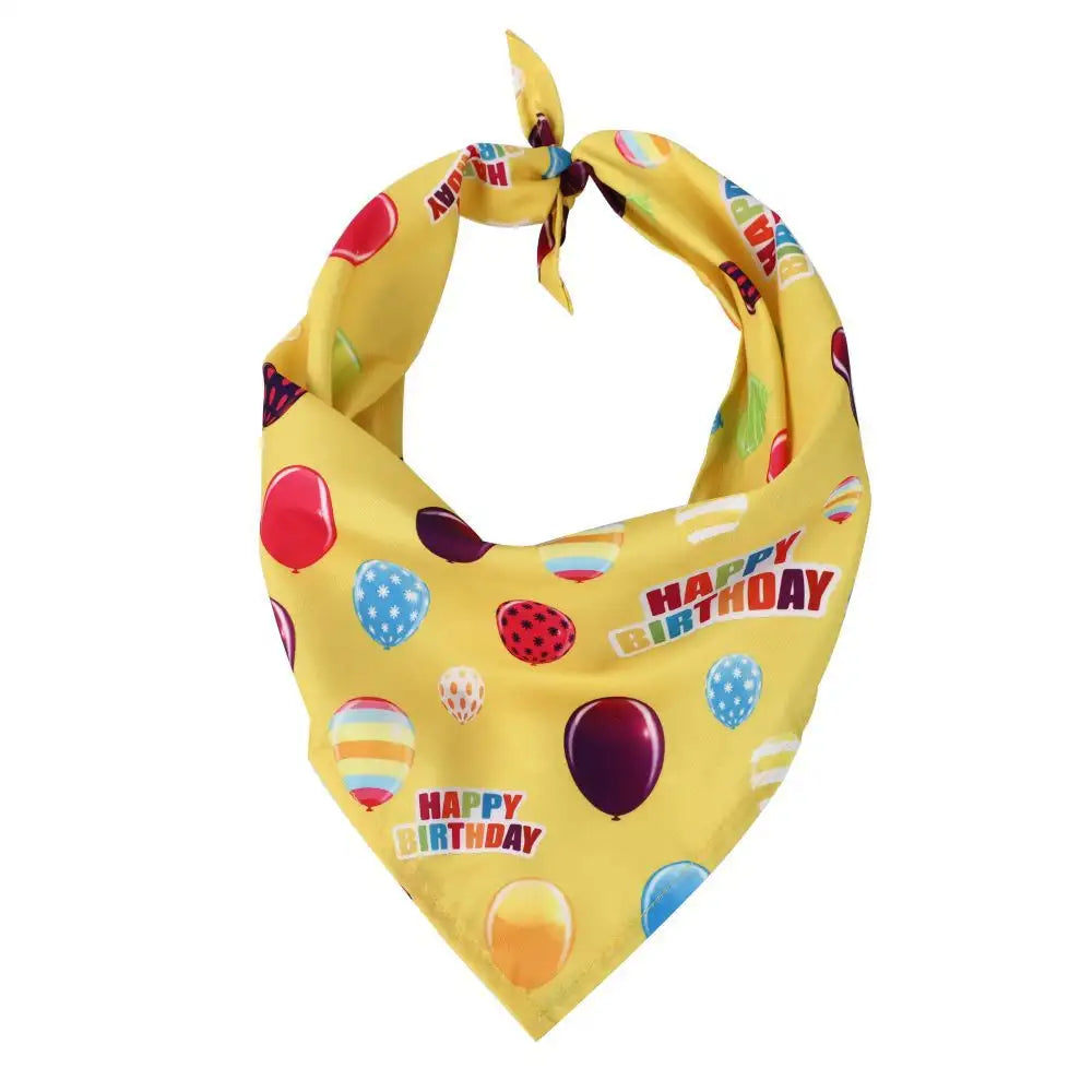 Birthday Pet Bibs – Cute Adjustable Drool Bib