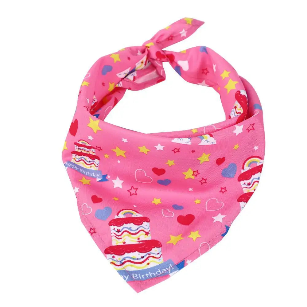 Birthday Pet Bibs – Cute Adjustable Drool Bib