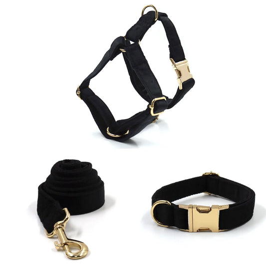 Schwarze Samt-Walk-Sets