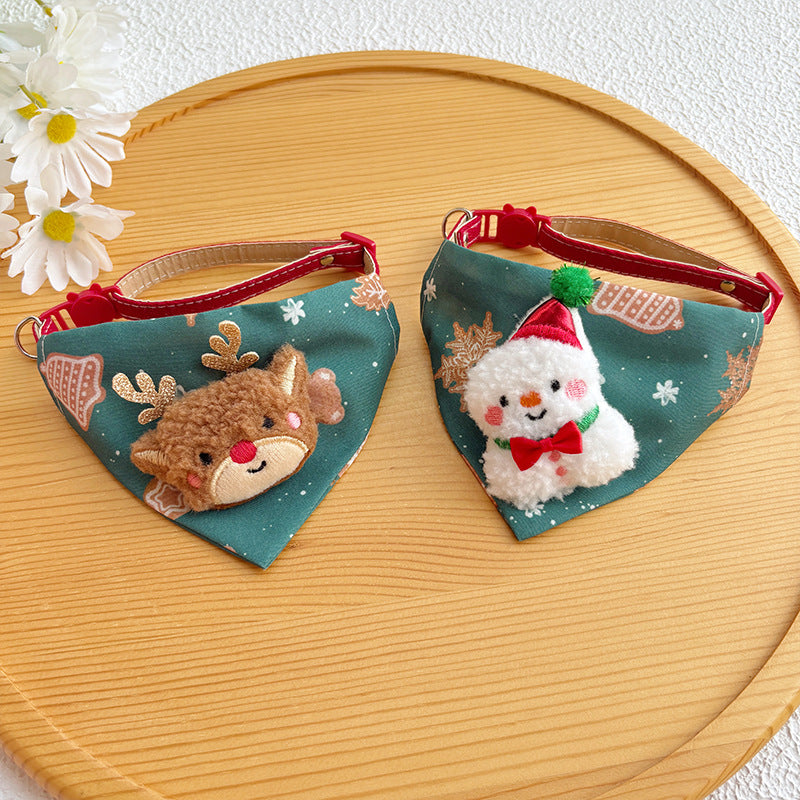 Christmas Pet Bandana Collar