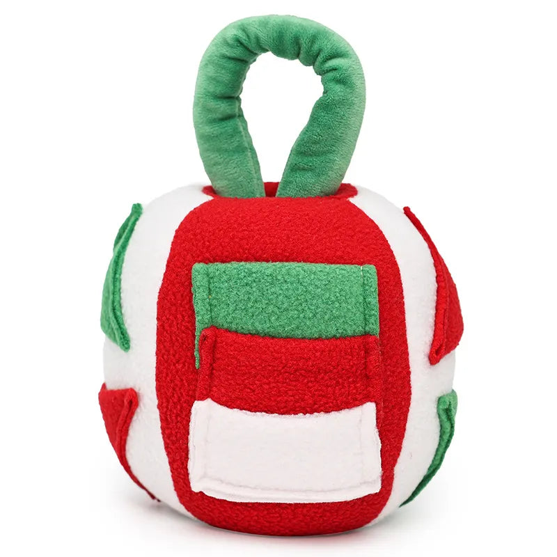 Christmas Bell Snuffle Pet Toy – Interactive Holiday Treat Finder