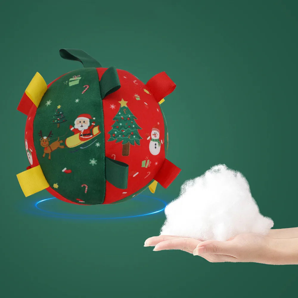 Christmas Bell Squeaky Pet Toy