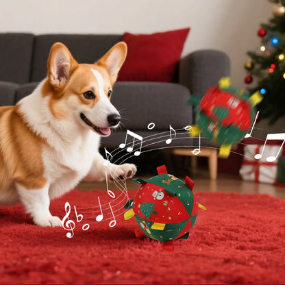 Christmas Bell Squeaky Pet Toy