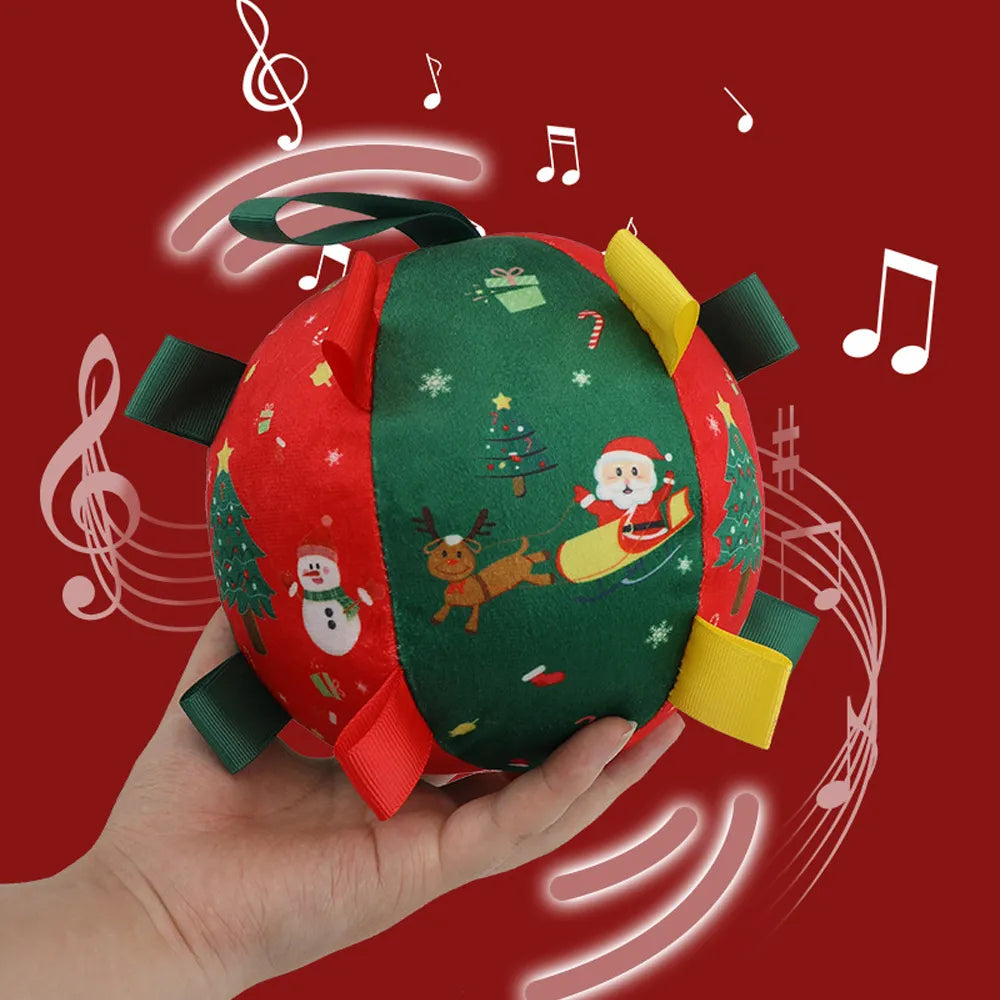 Christmas Bell Squeaky Pet Toy