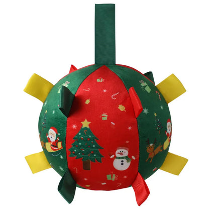 Christmas Bell Squeaky Pet Toy