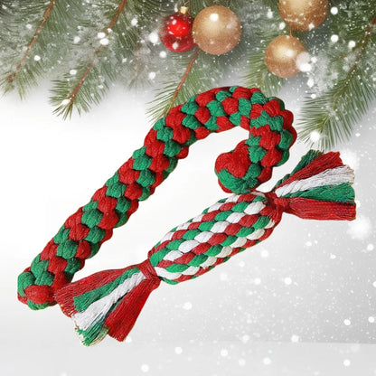 Christmas Rope Chew Toy Set for Dogs