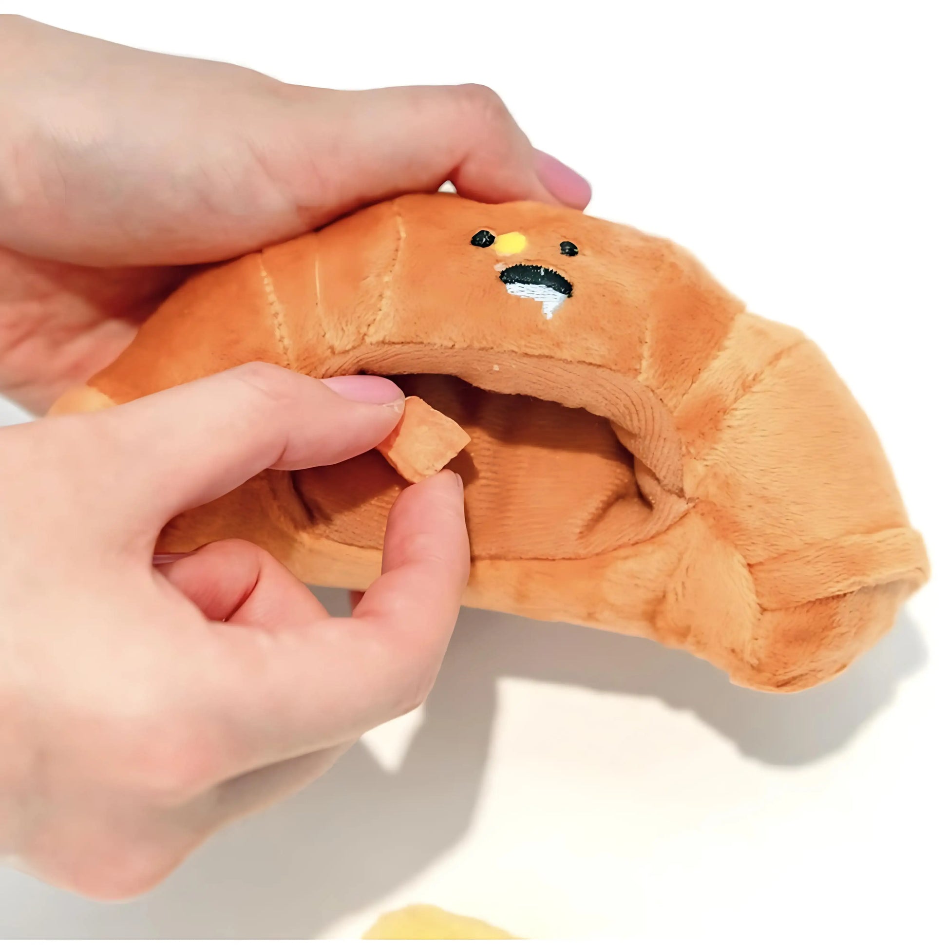 Croissant Food Hiding Interactive Dog Toy