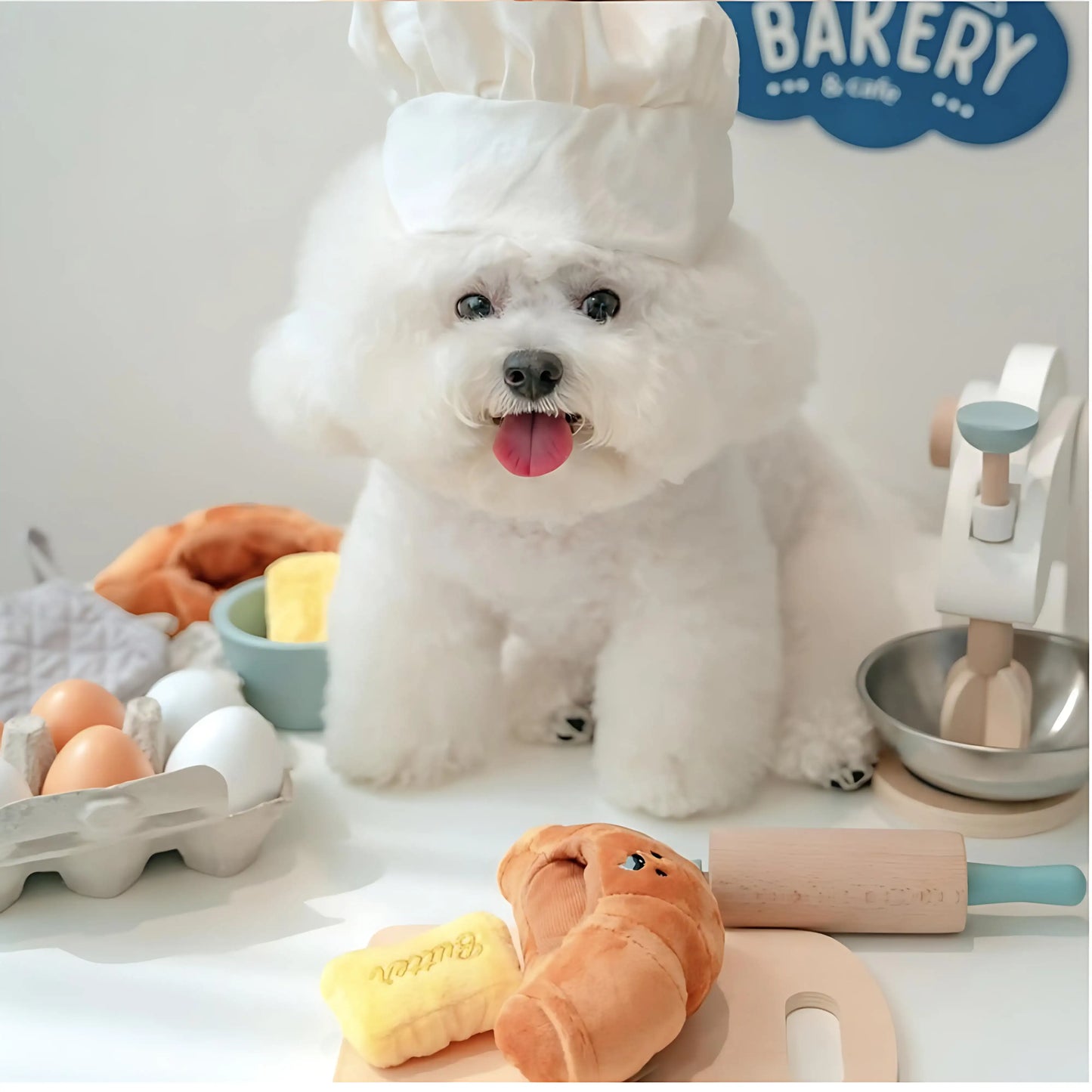 Croissant Food Hiding Interactive Dog Toy