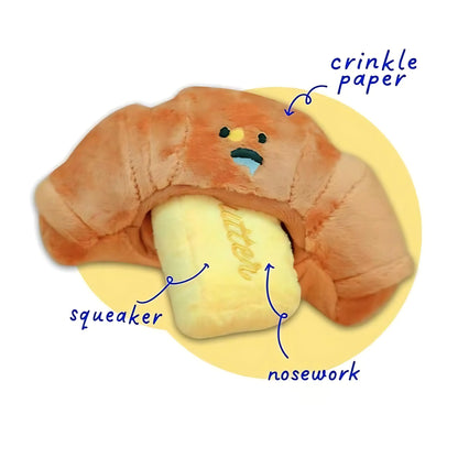 Croissant Food Hiding Interactive Dog Toy