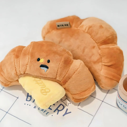 Croissant Food Hiding Interactive Dog Toy