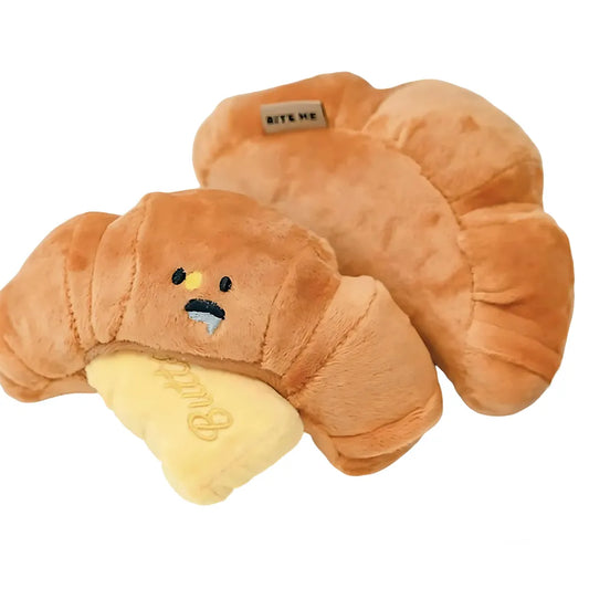 Interaktives Hundespielzeug mit Croissant-Versteckfunktion