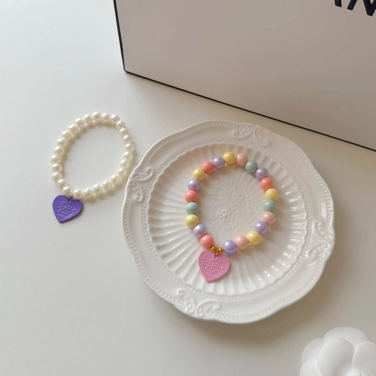 Katzenhalsband mit Kristallherzanhänger