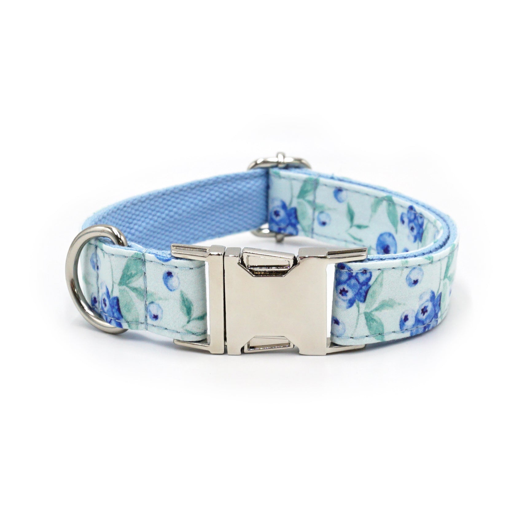Cute Printed Dog Collar with Silver Buckle
